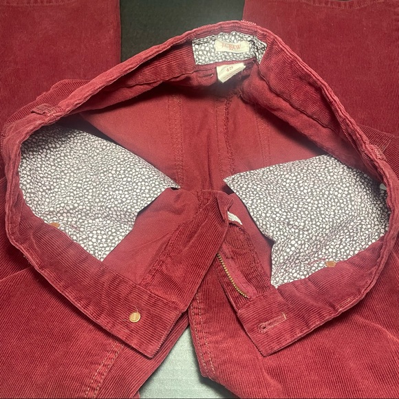Pristine & Gorgeous J Crew 4 short burgundy cords Rich & stunning color FIRM$$ - Picture 6 of 8